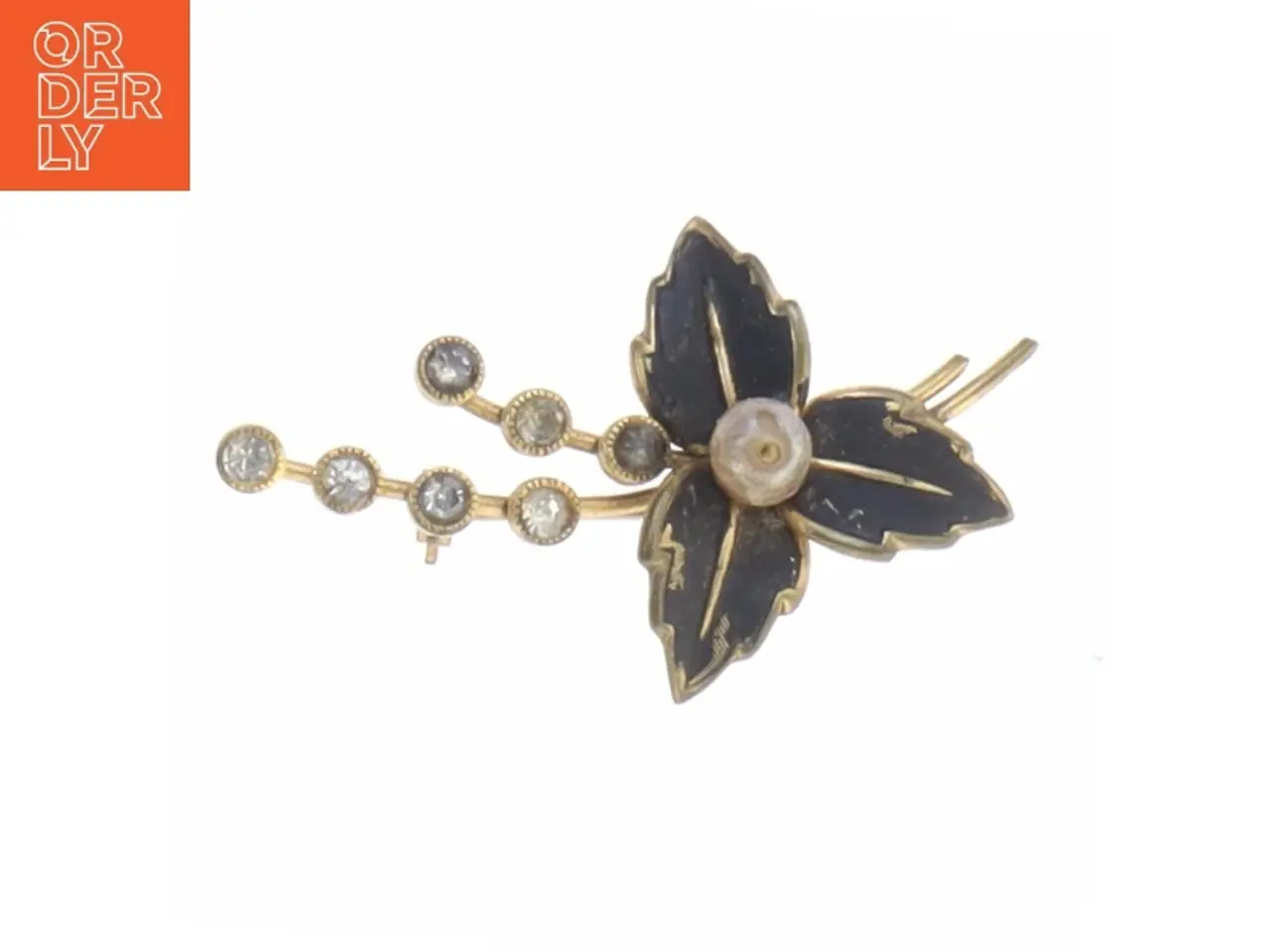 Billede 1 - Vintage brocher (str. 5 x 3 cm)
