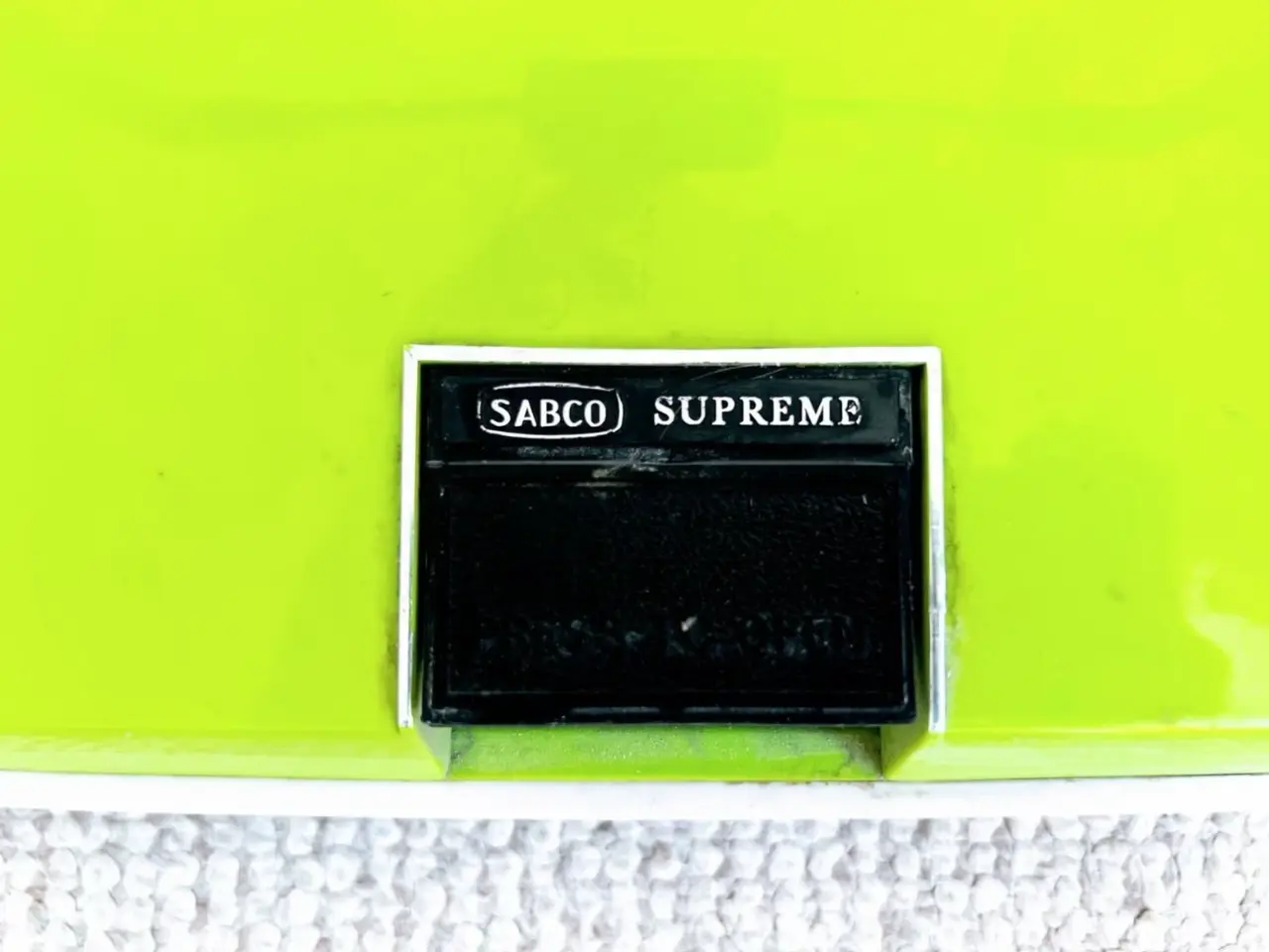 Billede 4 - Retro SABCO Supreme manuel tæppefejer, ca fra 1970