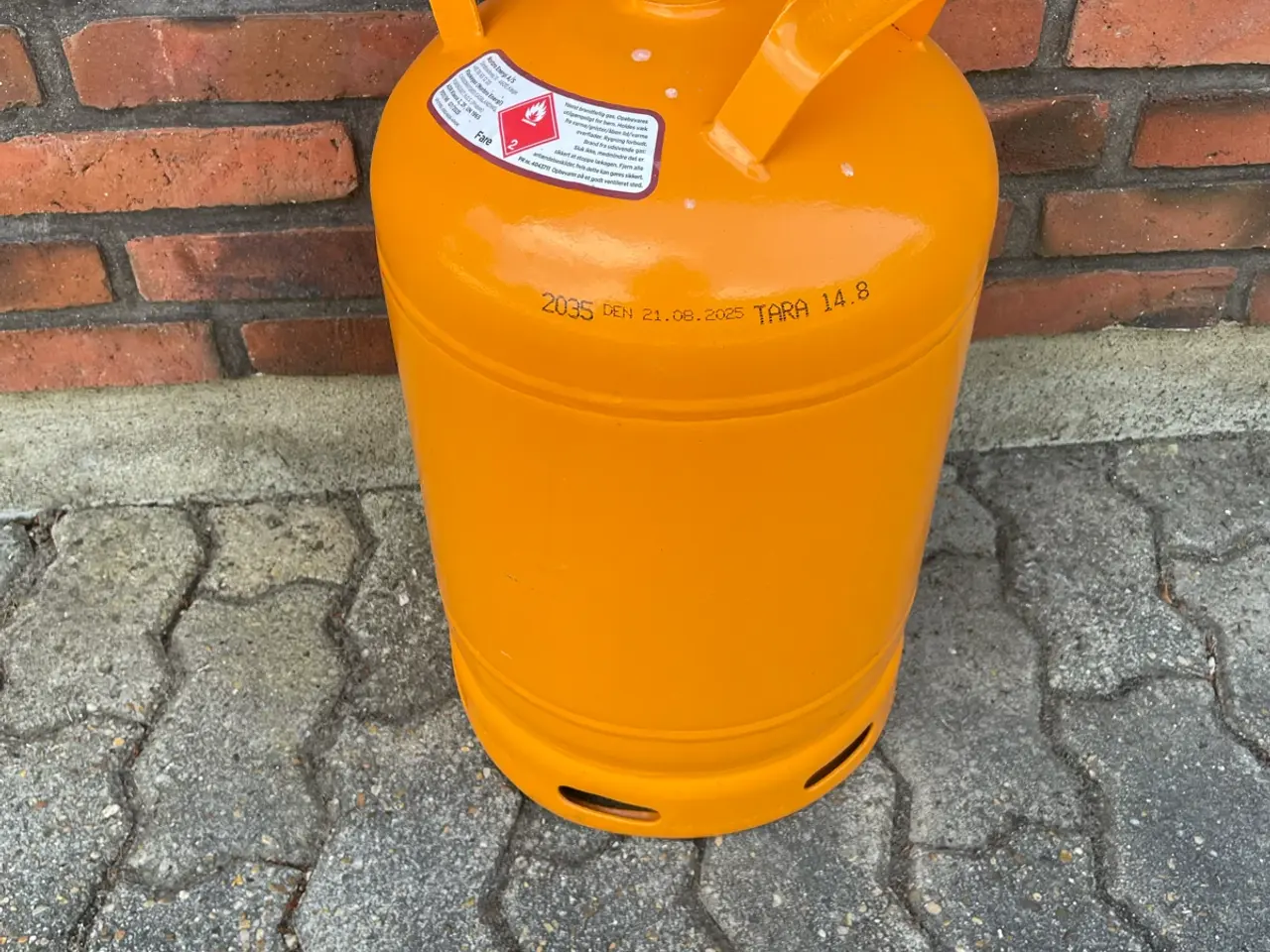 Billede 1 - Gasflaske 11 kg gul