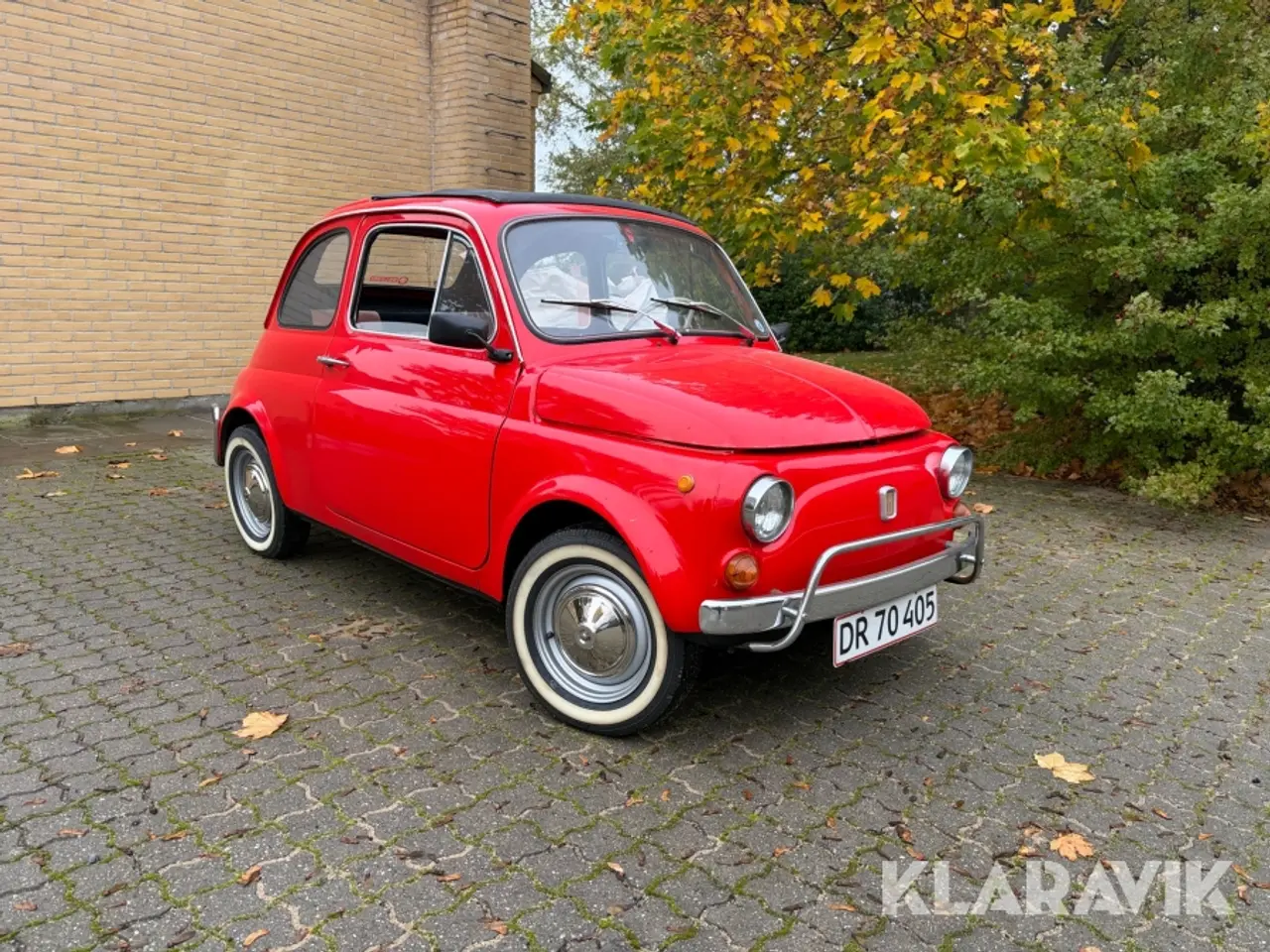 Billede 3 - Veteranbil Fiat 500L med foldetag