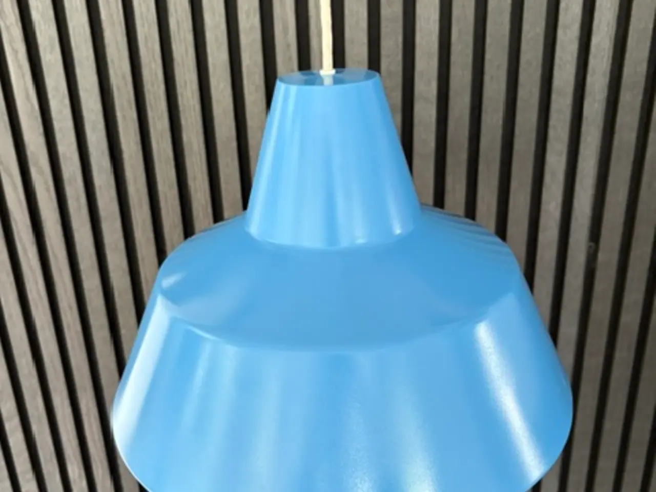 Billede 6 - Louis Poulsen værkstedslampe i lysblå