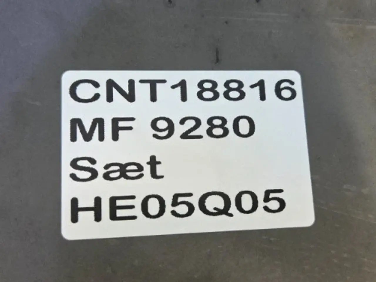 Billede 14 - Massey Ferguson 9280 Plade Sæt 28273799