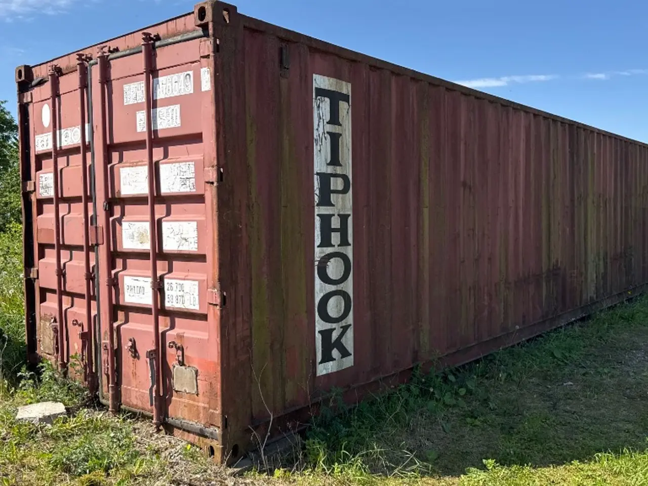 Billede 4 - Pacton Åben trailer med lift + 40 fod container med indhold