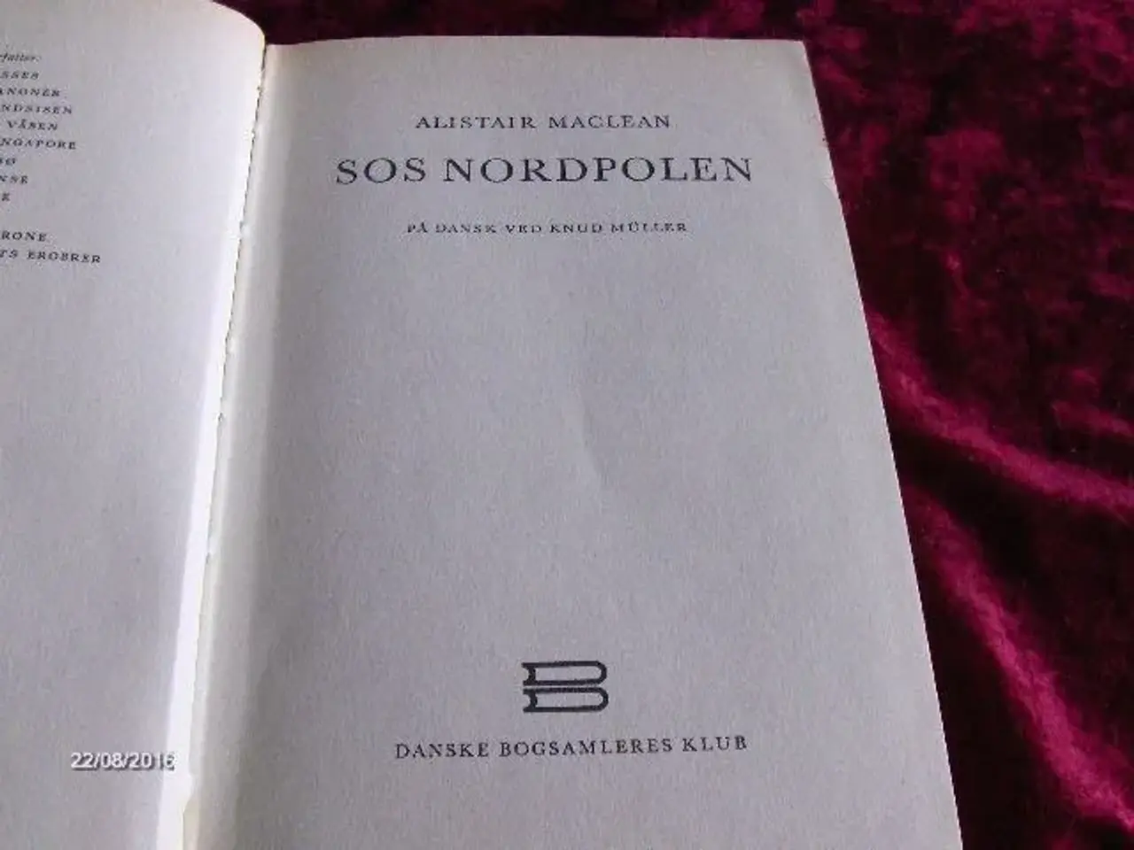 Billede 4 - ALISTAIR MACLEAN - SOS Nordpolen