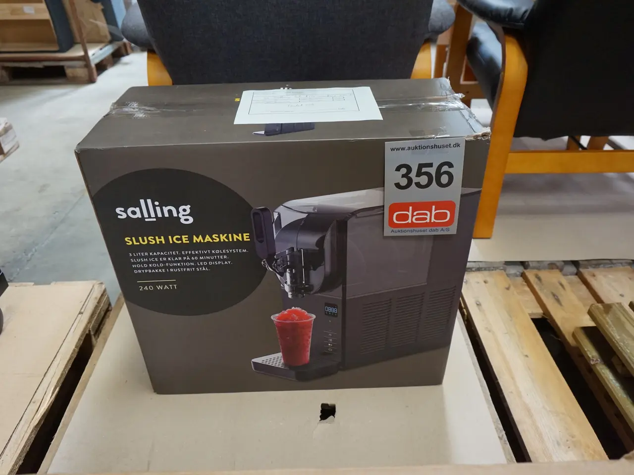 Billede 3 - Salling slush ice-maskine - mat sort 3Liter