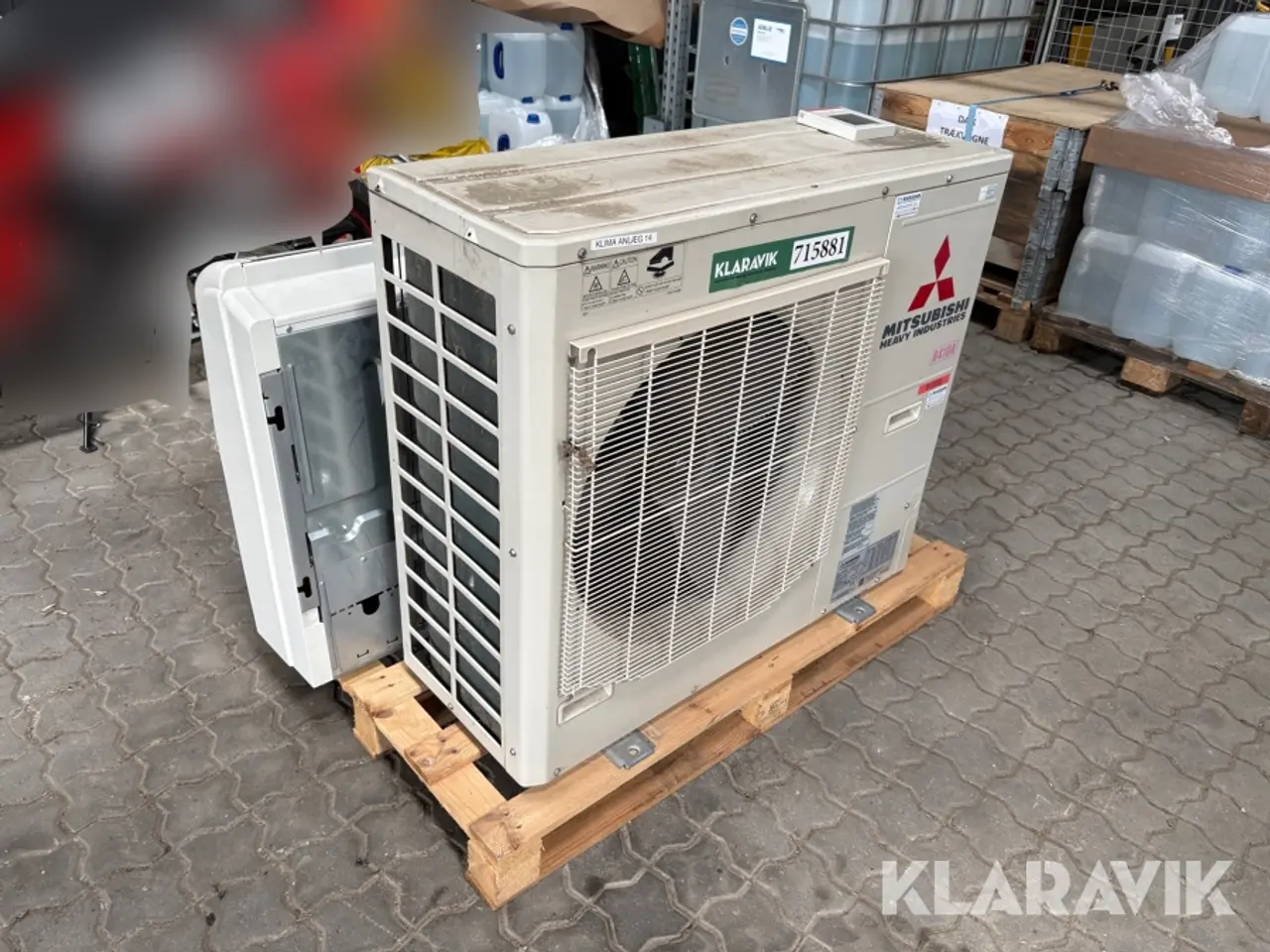 Billede 1 - Klimaanlæg Mitsubishi R410A ude og indedel