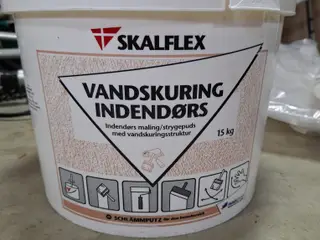 Vandskuring til indendørs brug