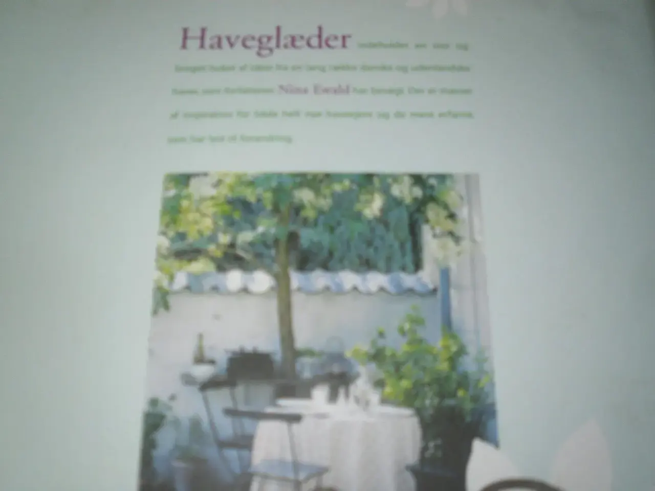 Billede 8 - FLOT BOG Nina Ewald. HAVEGLÆDER.