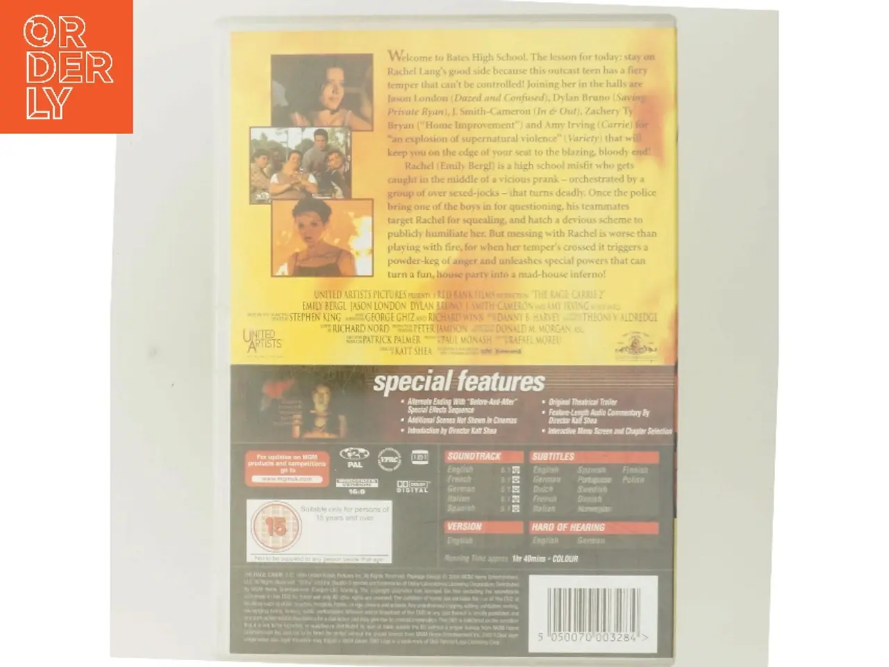 Billede 3 - The Rage: Carrie 2 med Emily Bergl (DVD)