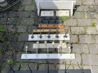 Knagerække gammel og nyer knage
