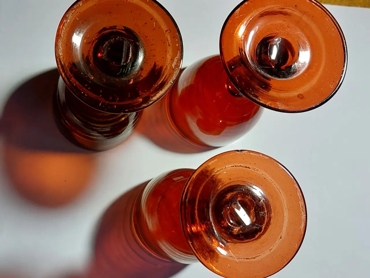 Billede 2 - RUBINRØDE GLAS - midten af 1800 tal  (samlet pris)