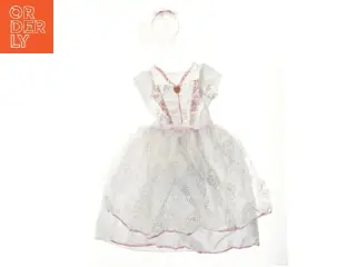 Prinsesse udklædningskjole (str. bryst: 28 L: 85 cm)