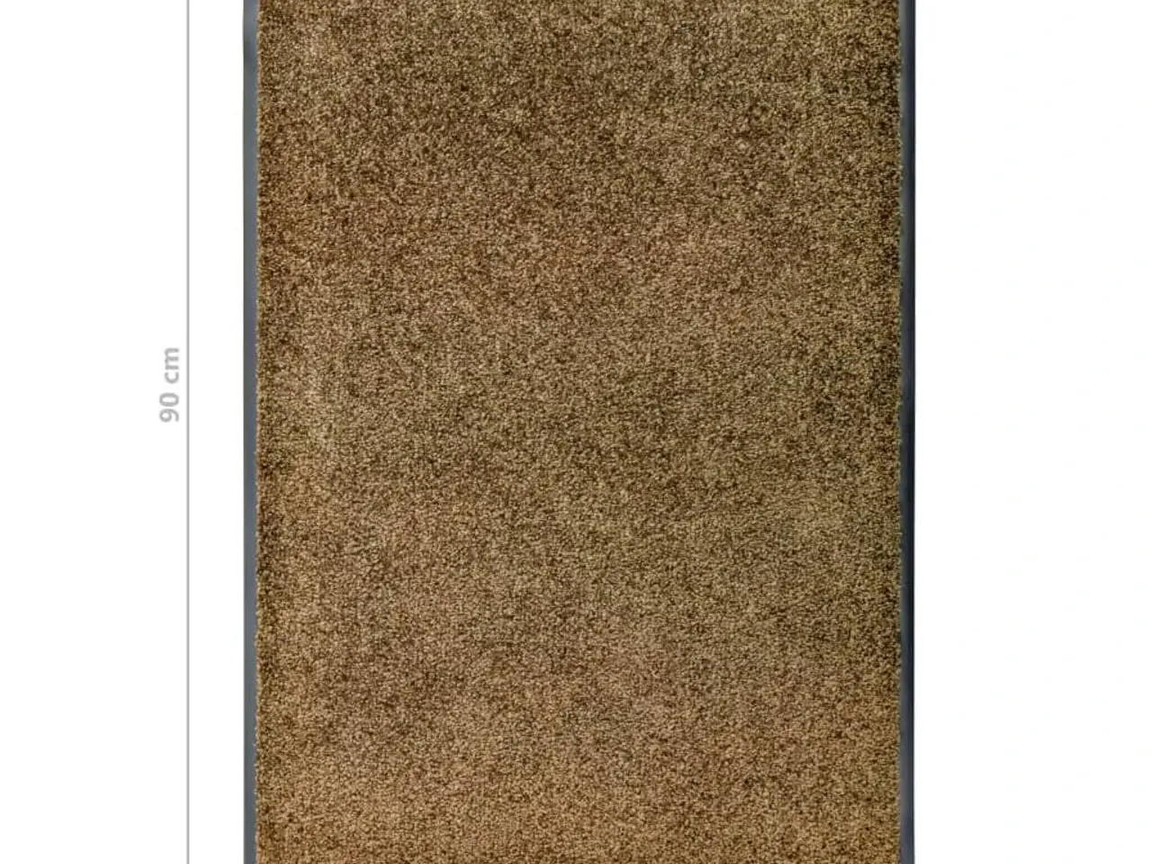 Billede 6 - Vaskbar dørmåtte 60 × 90 cm - brun
