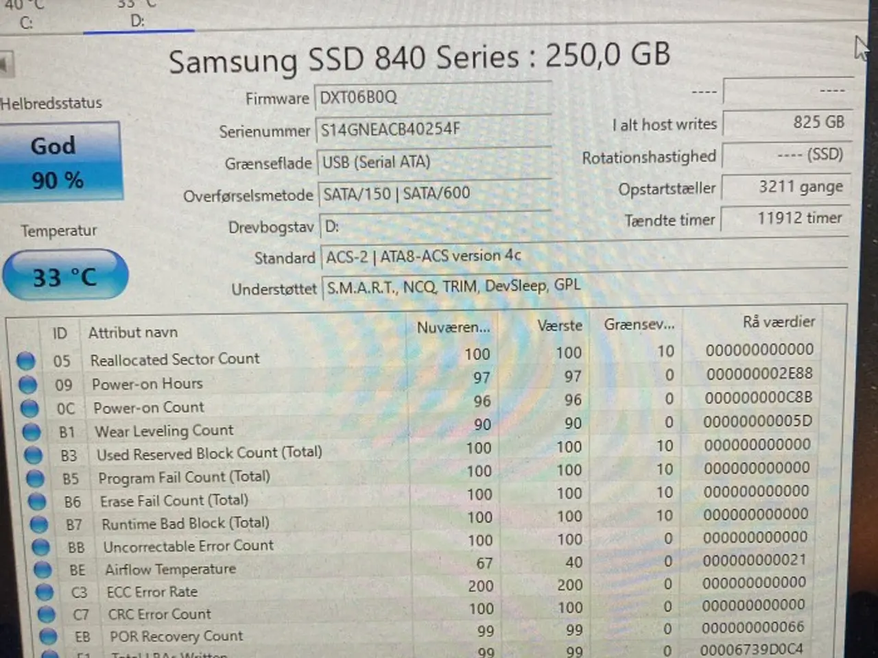 Billede 2 - Samsung SSD – 250 GB