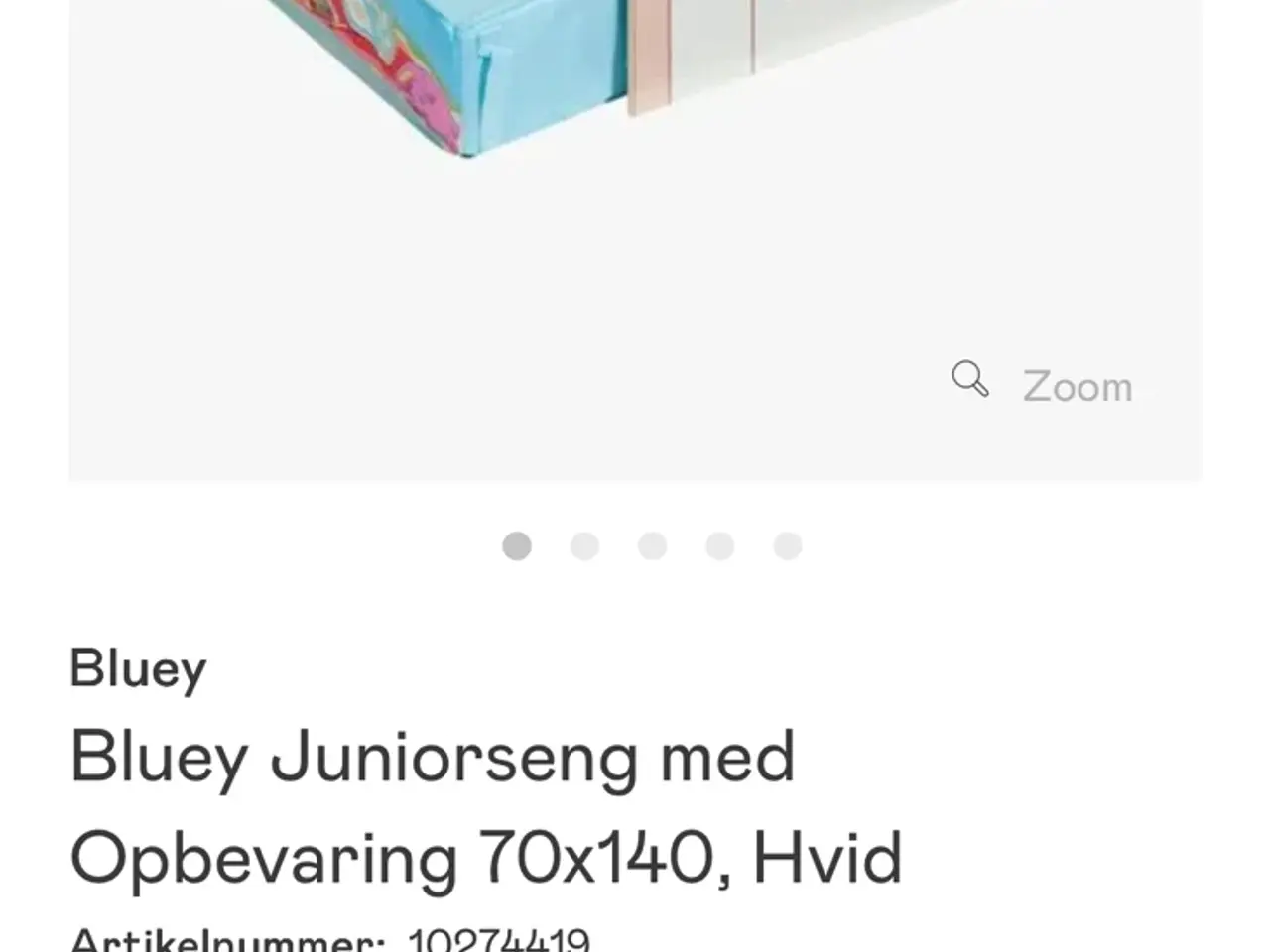 Billede 8 - Bluey junior seng