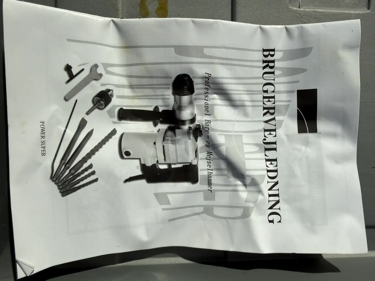 Billede 2 - Borehammer og vinkelsliber i fornuftig stand