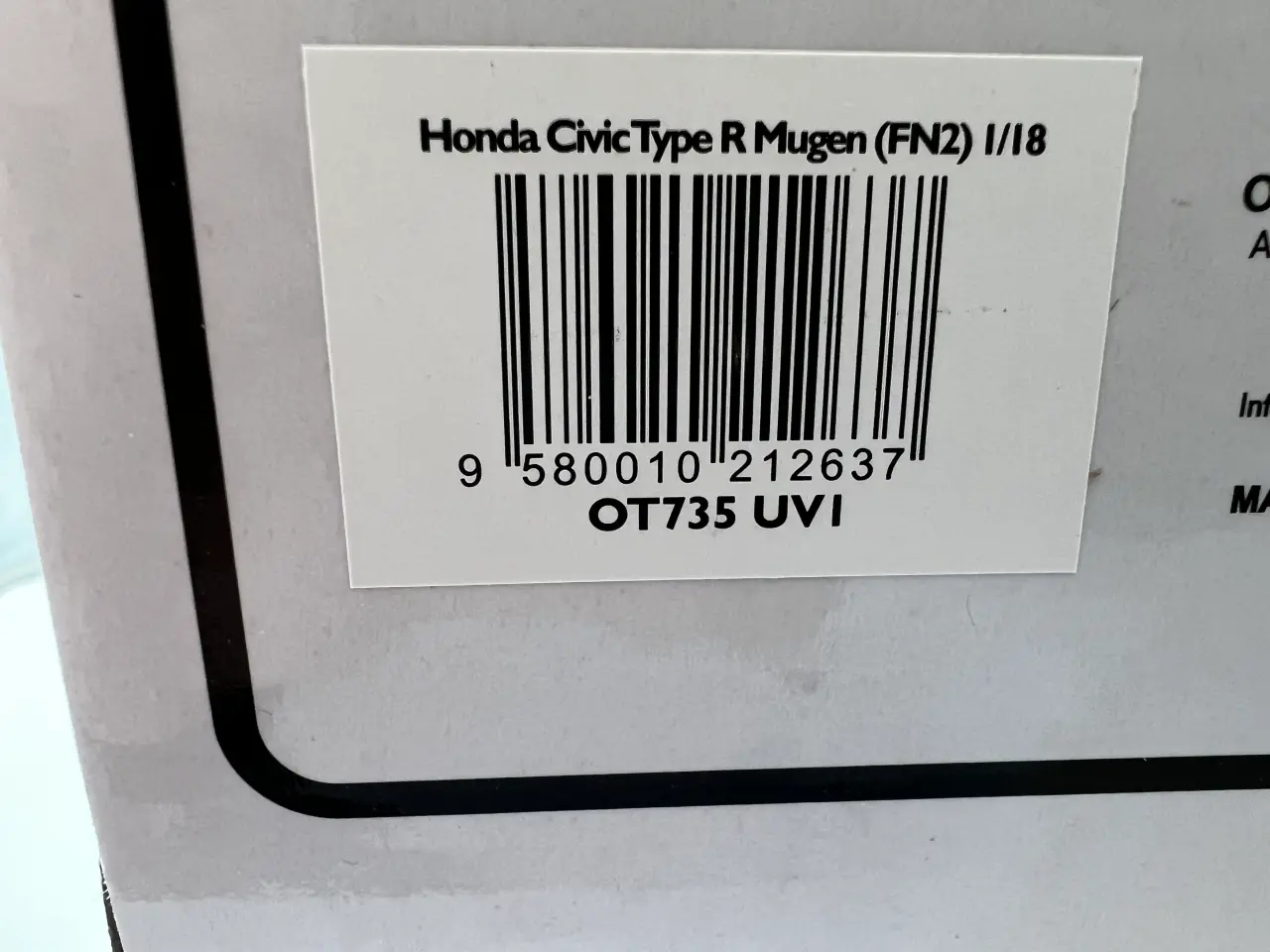 Billede 10 - 2010 Honda Civic Type R Mugen FN2 1:18