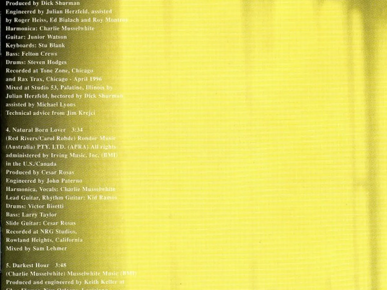 Billede 8 - Charlie Musselwhite – Rough News – CD
