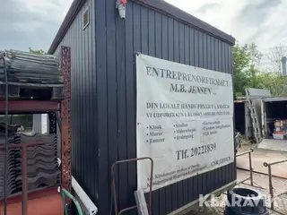 Skurvogn / mandskabsvogn 17,5 m² med toilet og bad