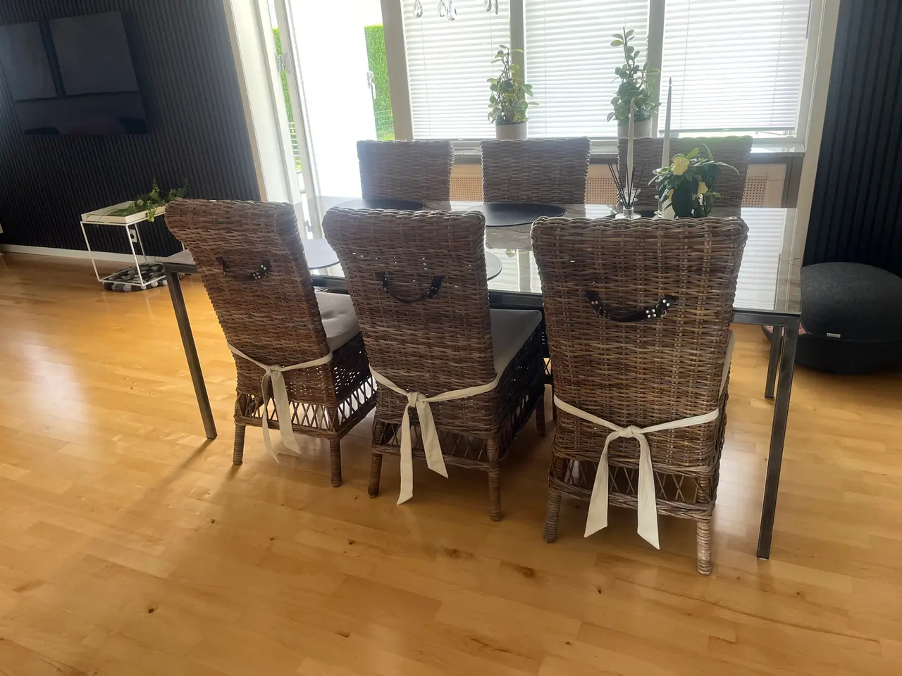 Billede 1 - 6 smukke rattanstole 