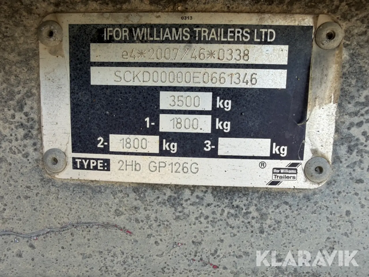 Billede 5 - Maskintrailer Ifor williams GP, 126-R AY3511