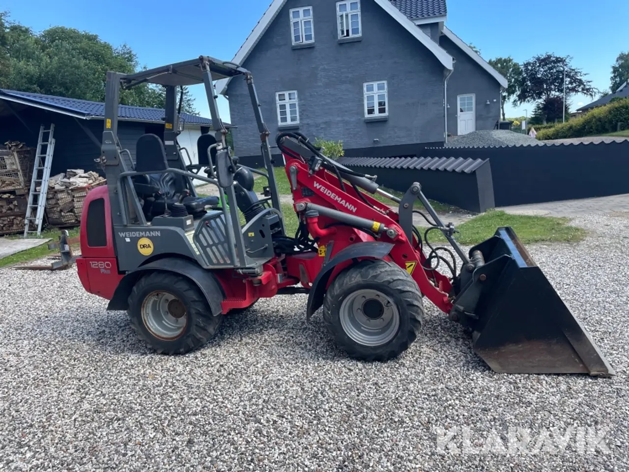 Billede 4 - Minilæsser Weidemann 1280Plus med tilbehør