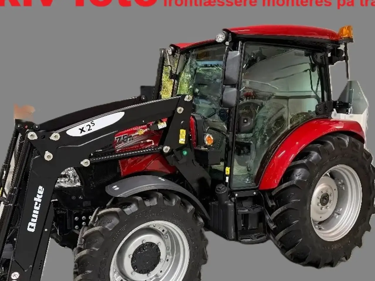 Billede 5 - Case IH Farmall 75 A Med Quicke frontlæsser med Euroskifte, 3die funktion og dæmper, samt og brede hjul.