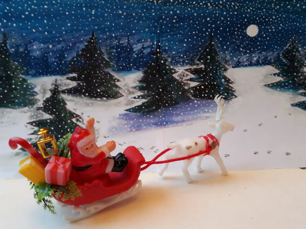 Billede 5 - Julekane med Rensdyr