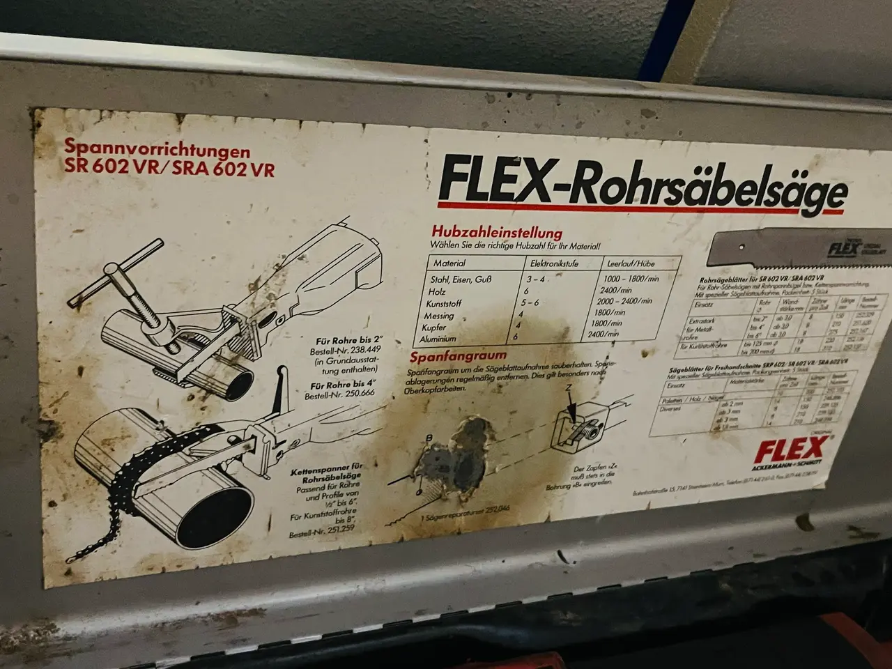 Billede 4 - 2 stk. Bajonetsav FLEX Electronic + Rørsav ROTHENBERGER ROTIGER 6"