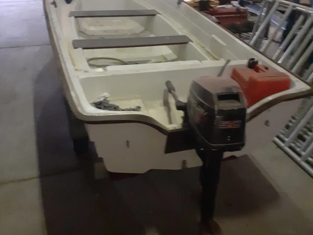 Billede 8 - 14 fods Alaska jolle .med trailer og 6 hk. motor