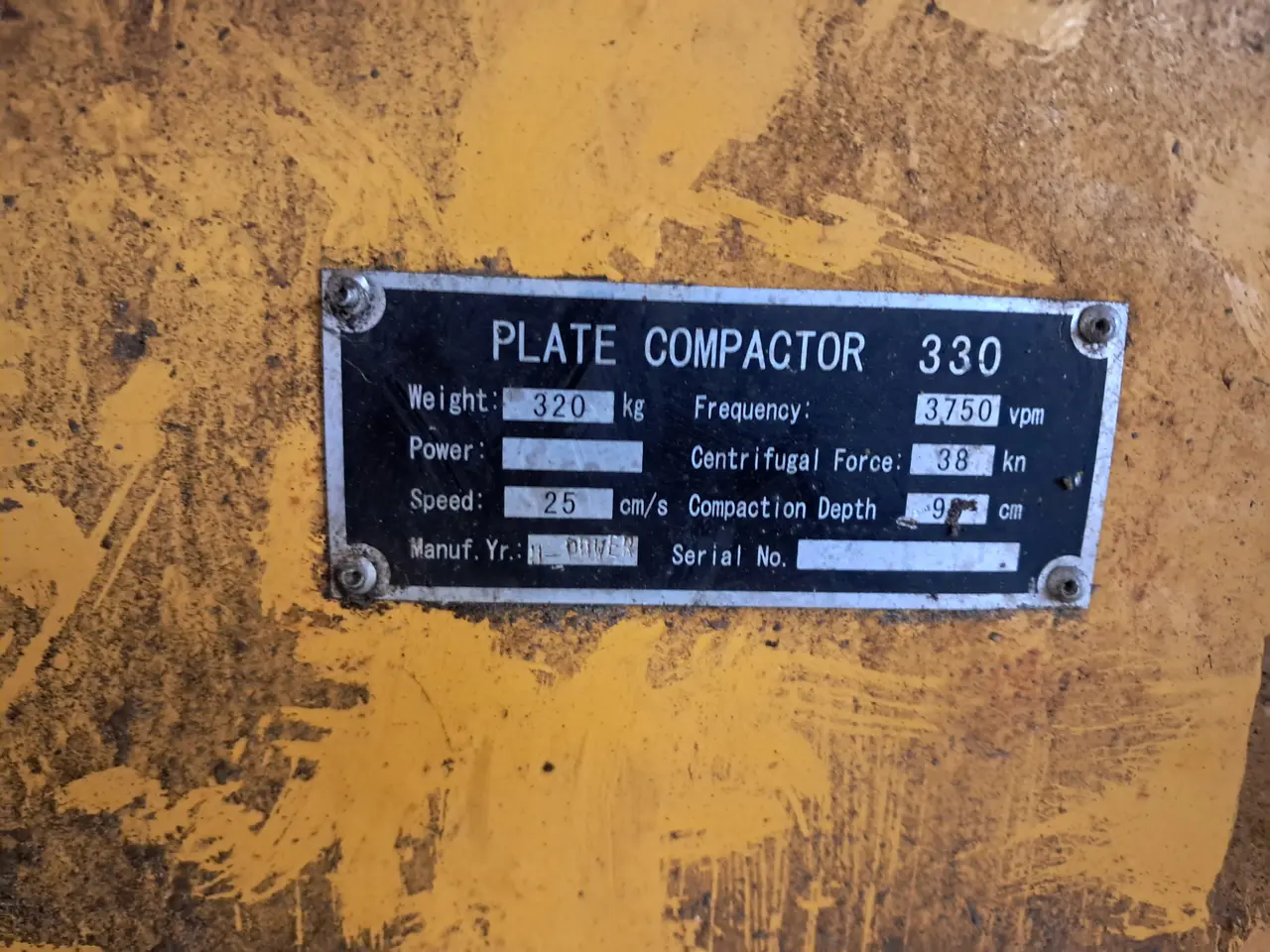 Billede 2 - kinesiske pladevibrator 320 kg