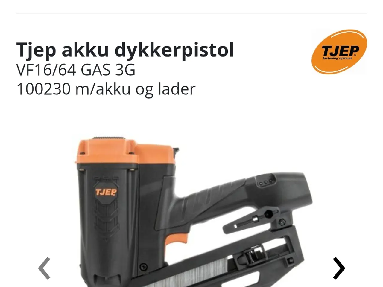 Billede 5 - Søm/dykkerpistol fra Tjep