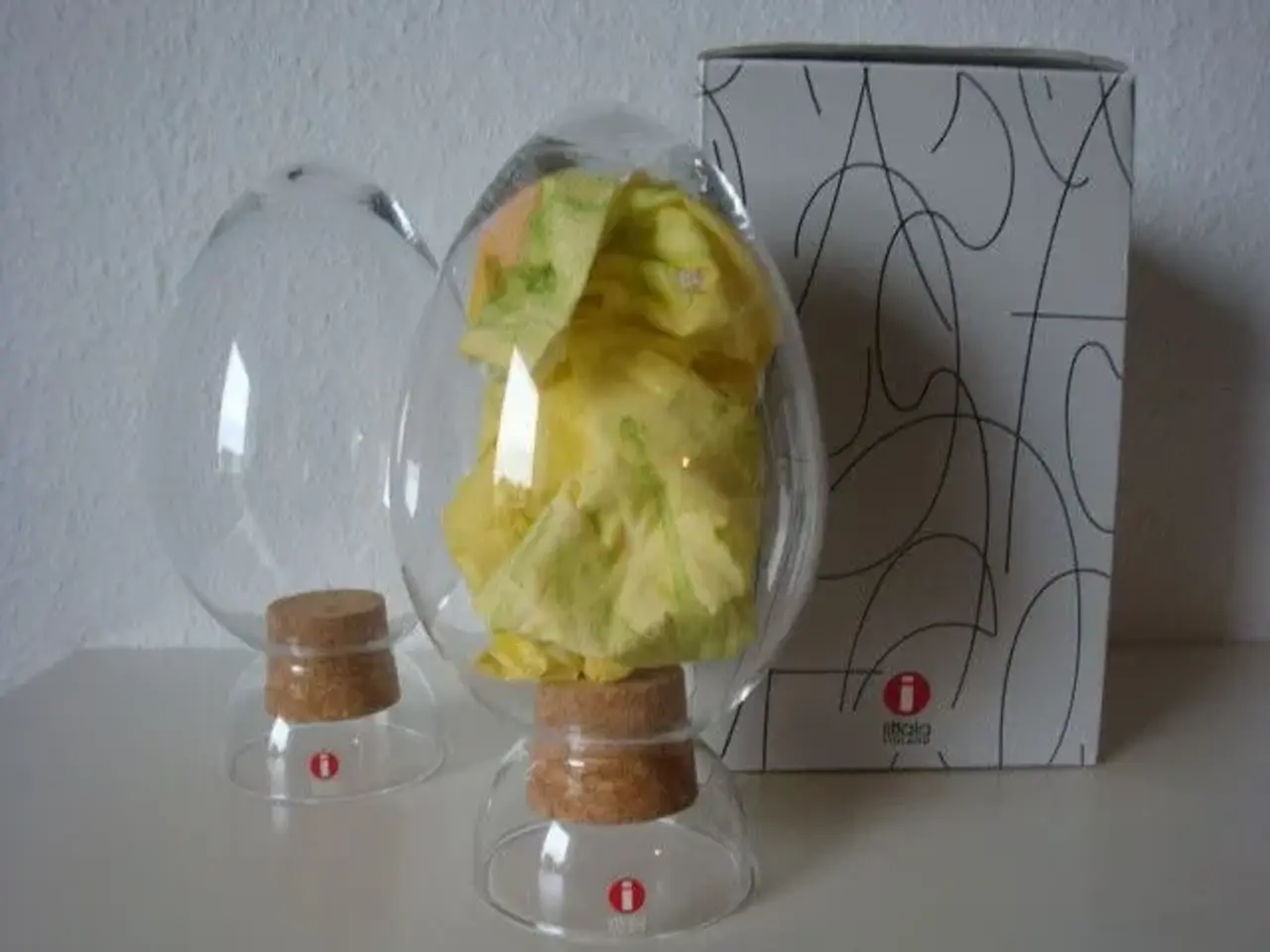 Billede 2 - Iittala Glas æg mundblæste