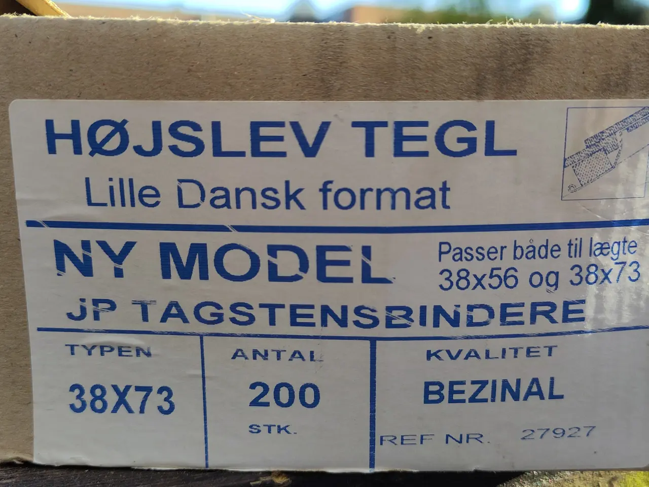 Billede 7 - Tagsten, Højslev RT 821, Lille Dansk Format