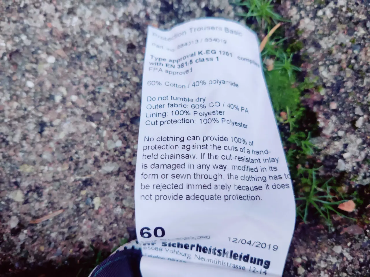 Billede 8 - Skærebukser, sikkerhedsbukser