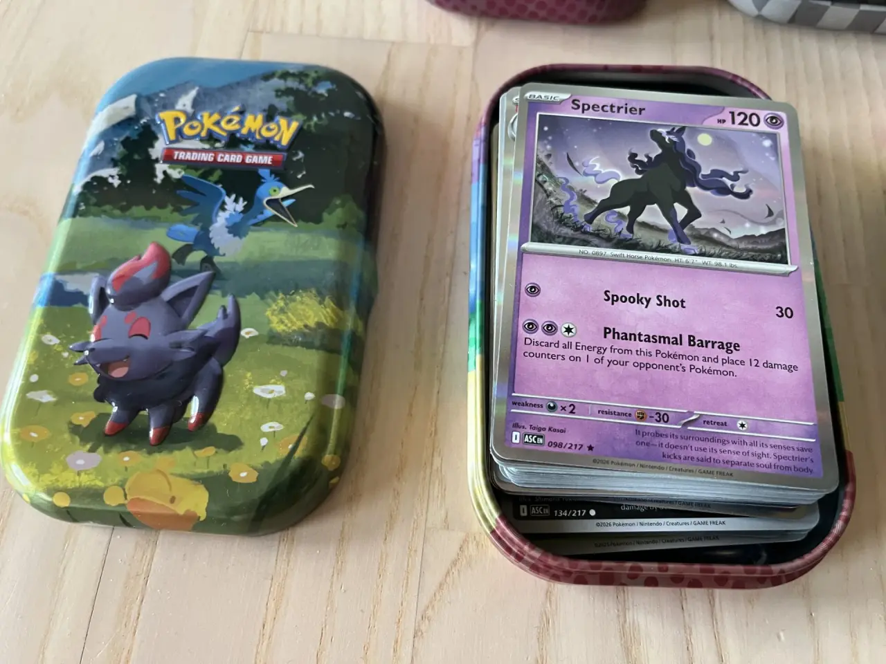 Billede 3 - 🎁 Pokémon kort i flot tin – 80 stk