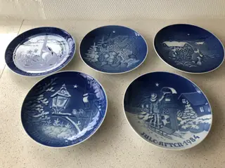 Jule platter Juleaften / Julerosen / Kat. Royal Co