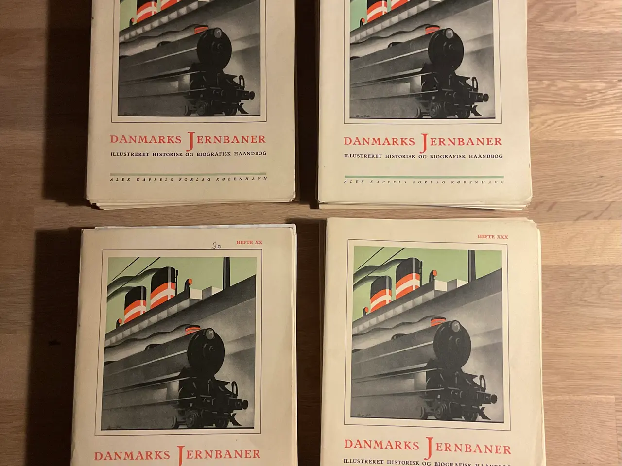 Billede 1 - Danmarks Jernbaner,illustreret håndbog i hæfteform