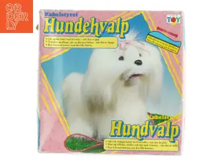 Vintage kabelstyret Hundehvalp fra Top Toy (str. 23 x 23 cm)