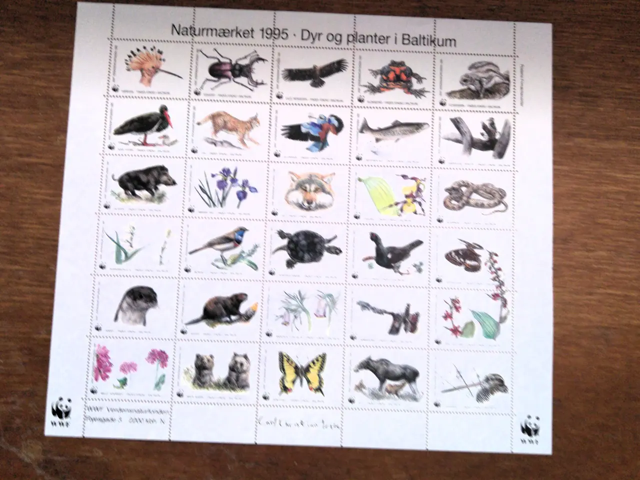 Billede 7 - Danmark, WWF Naturmærker 1993 - 2000.