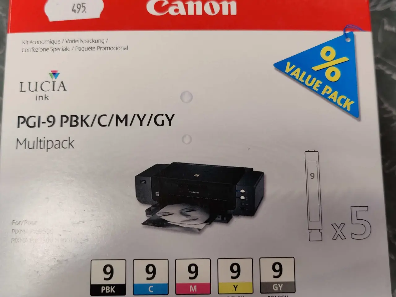 Billede 1 - Farve multipakke med PBK. C. M. Y og GY