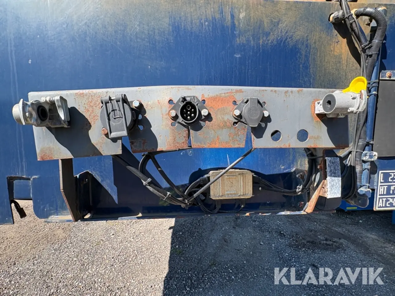 Billede 8 - Trailer Yalcin Platform Semi trail med komprimator