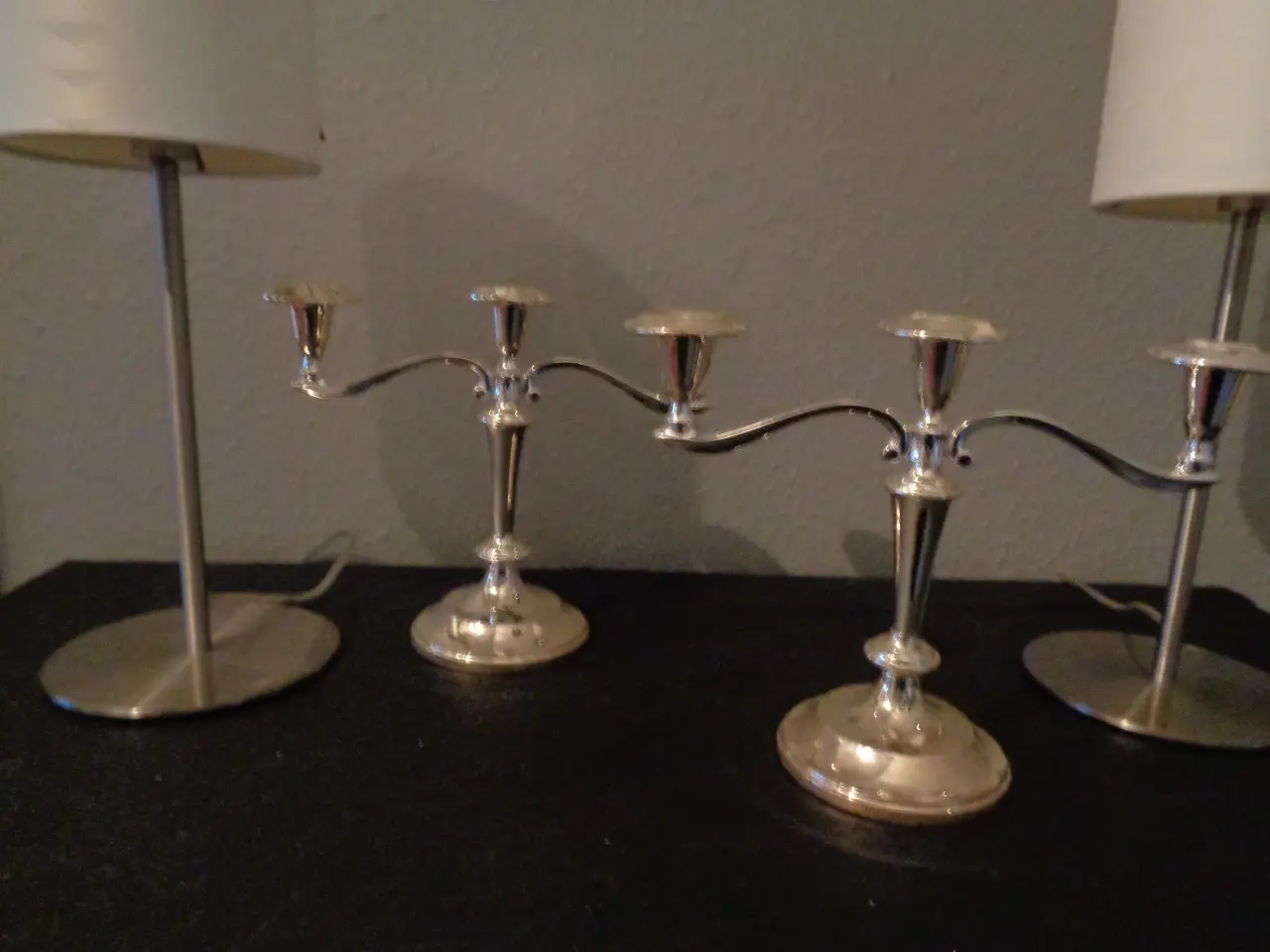 Billede 1 - 3 armet kandelaber 