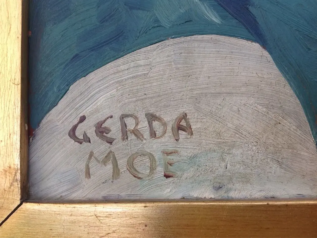Billede 5 - Antik maleri af Gerda Moe