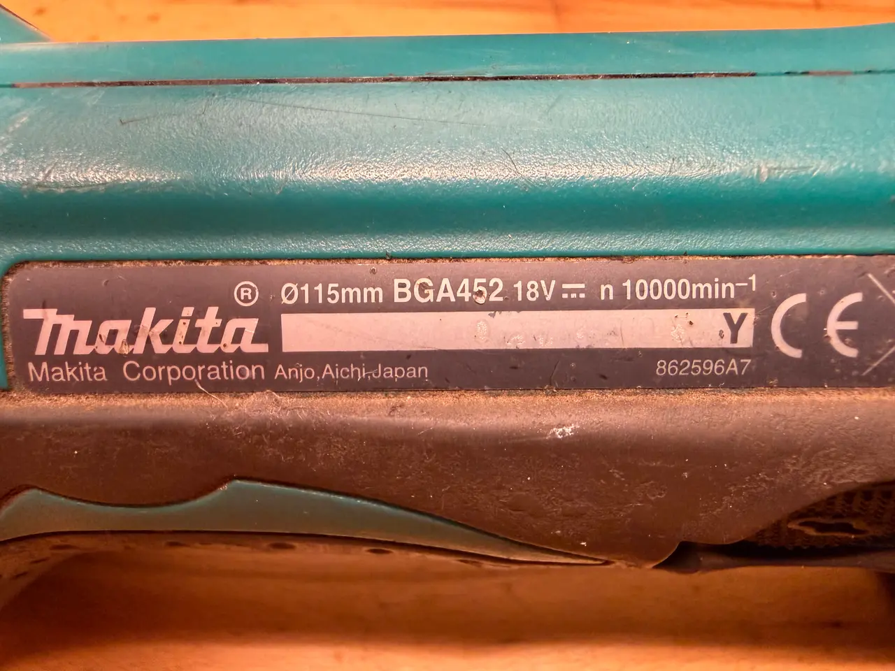 Billede 3 - Makita BGA452Z vinkelsliber
