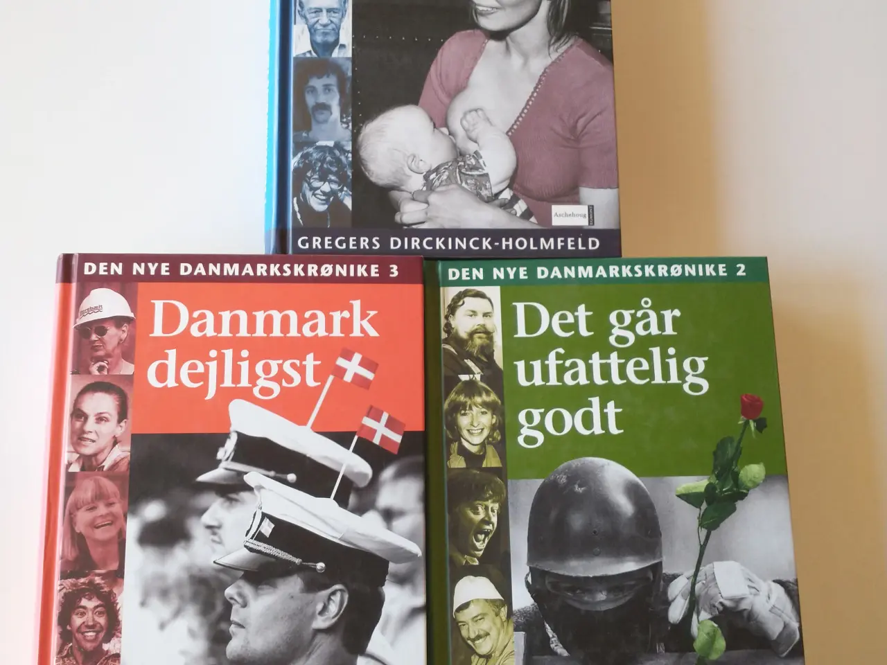 Billede 1 - Den nye Danmarkskrønike 1-3. Af Gregers Dirckinck-