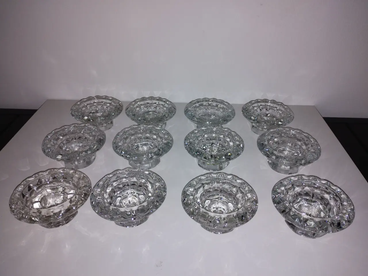 Billede 4 - Flotte Franske glas lysestager