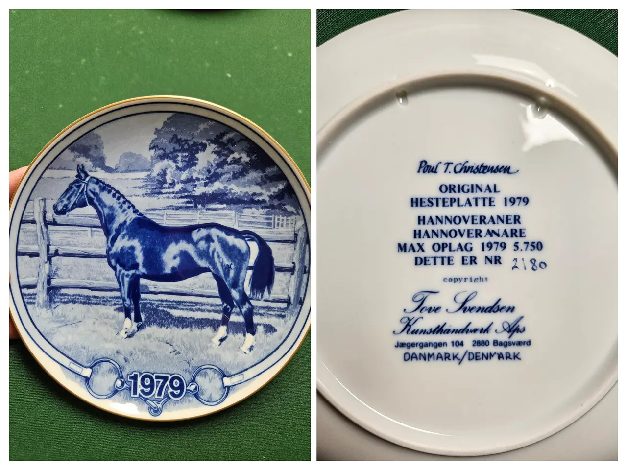 Billede 3 - 5 stk. hesteplatter 1978-1982