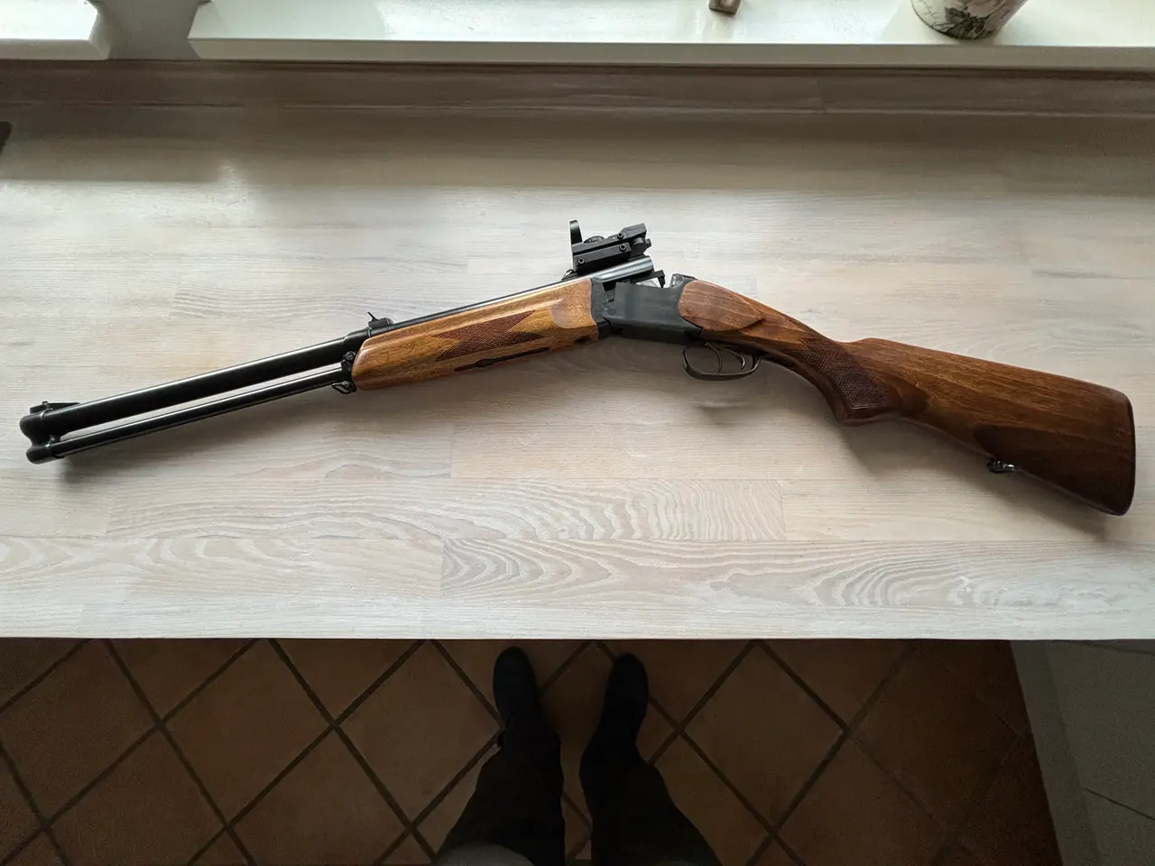 Billede 1 - Baikal MX94 Bockbüchsflinte 6,5x55 - 12/76