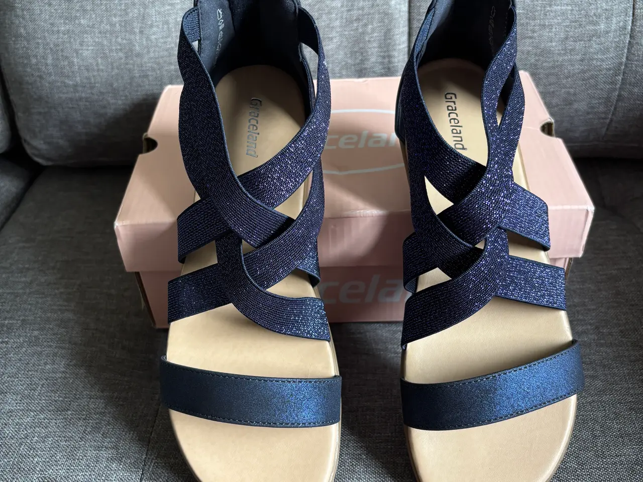 Billede 5 - Graceland sandaler, marineblå, str. 37